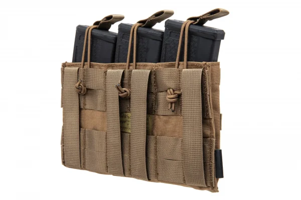 Bolsa tripla para carregadores M4/M16 Emerson Gear Coyote Brown - Image 2