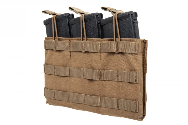 Bolsa tripla para carregadores M4/M16 Emerson Gear Coyote Brown