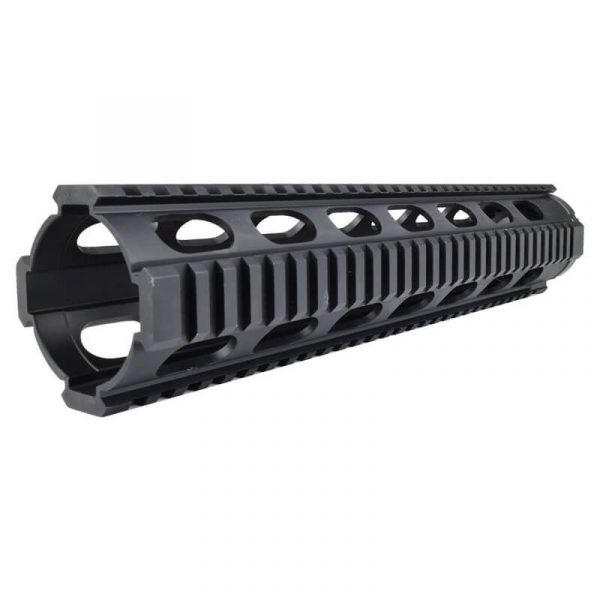 Handguard externo JS tático flutuante preto 311mm - Image 3