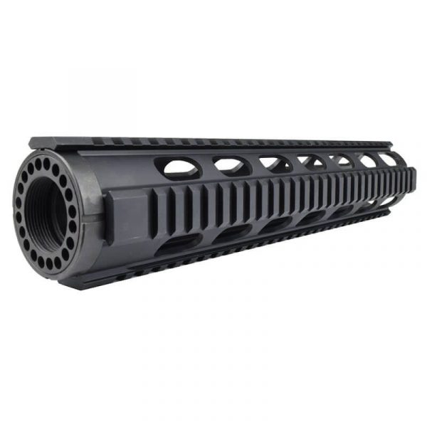 Handguard externo JS tático flutuante preto 311mm - Image 4