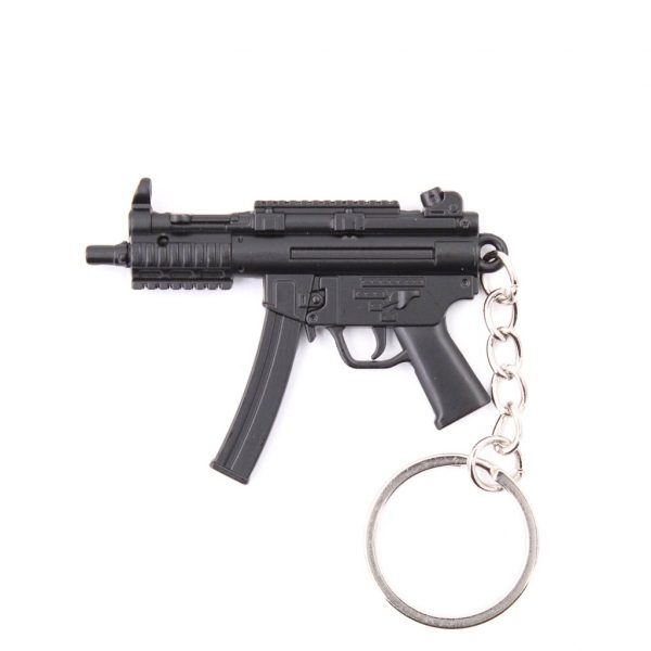 MP5K RIFLE Porta-chaves ​​6 CM PRETO