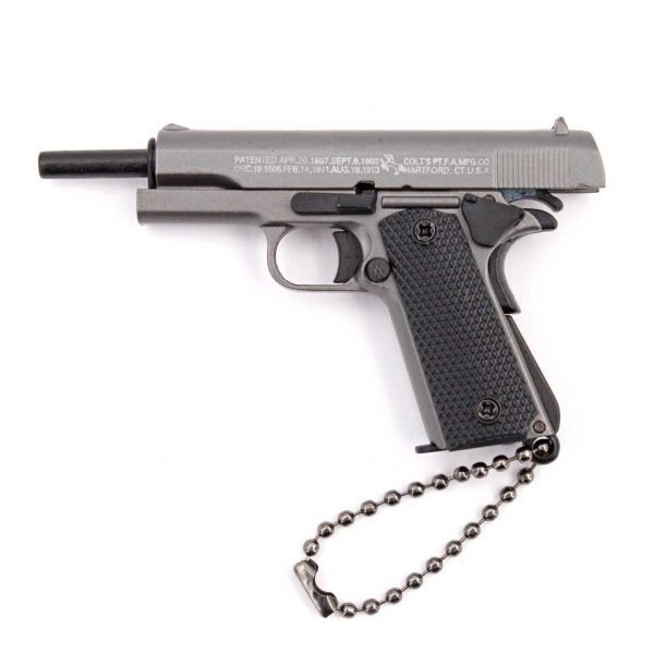 1911 PISTOLA Porta-chaves 7CM CINZA - Image 3