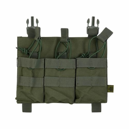 Porta mag  triplo M4/AK/G36 verde od