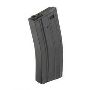 Carregador de metal M4 Cyma de média capacidade, 150 BBs, preto