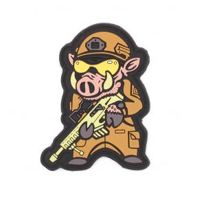 PATCH DE PVC IMORTAL 3D JAVALI COYOTE