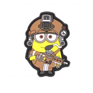 PATCH IMORTAL DE PVC 3D MINION TÁTICO COYOTE