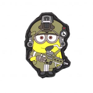 Patch Tático Imortal PVC 3D Minion Verde