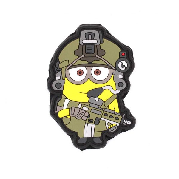 Patch Tático Imortal PVC 3D Minion Verde