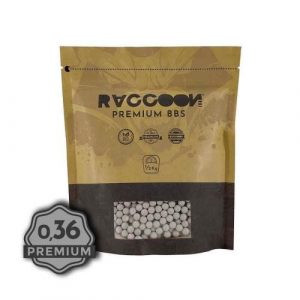 BB´S 0,36g Raccoon premium 0,5kg branco