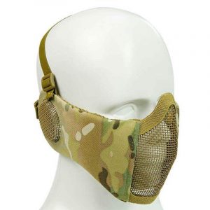 Máscara de proteção de malha/tecido multicam estilo Wosport Starker V