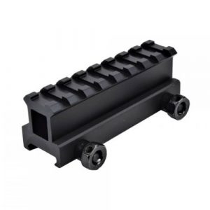 RIS JS Tactical mount de 1" com 8 slots, preto