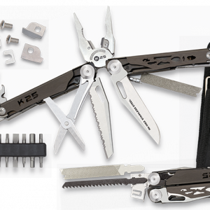 Alicate K25 com cabos de titânio. 14 pontas.