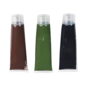 Tinta OTAN 3 peças Preto-Verde-Marrom